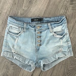High waist Jean shorts